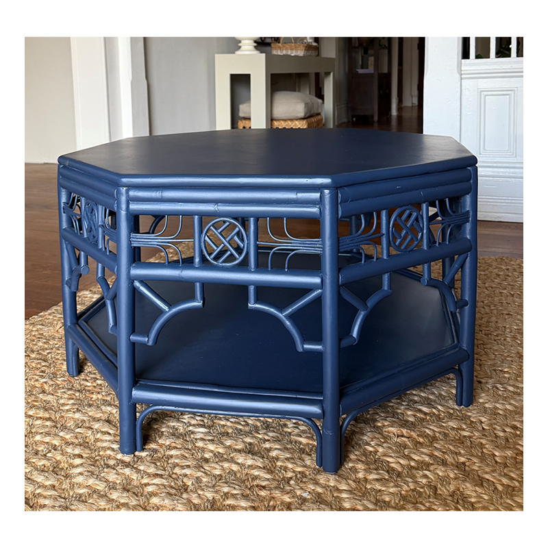 indochine octagonal cocktail table