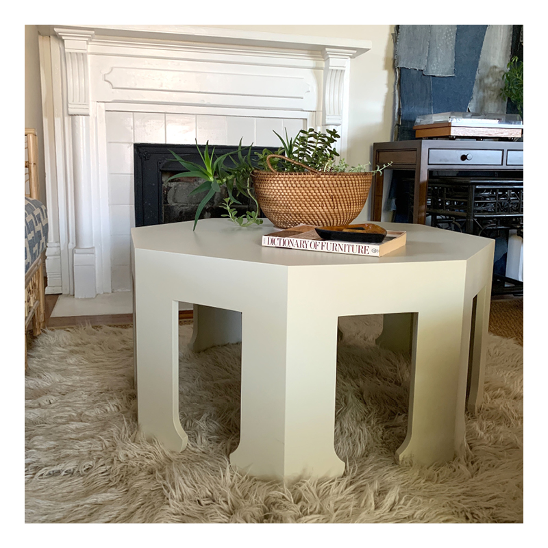 sl octagonal cocktail table