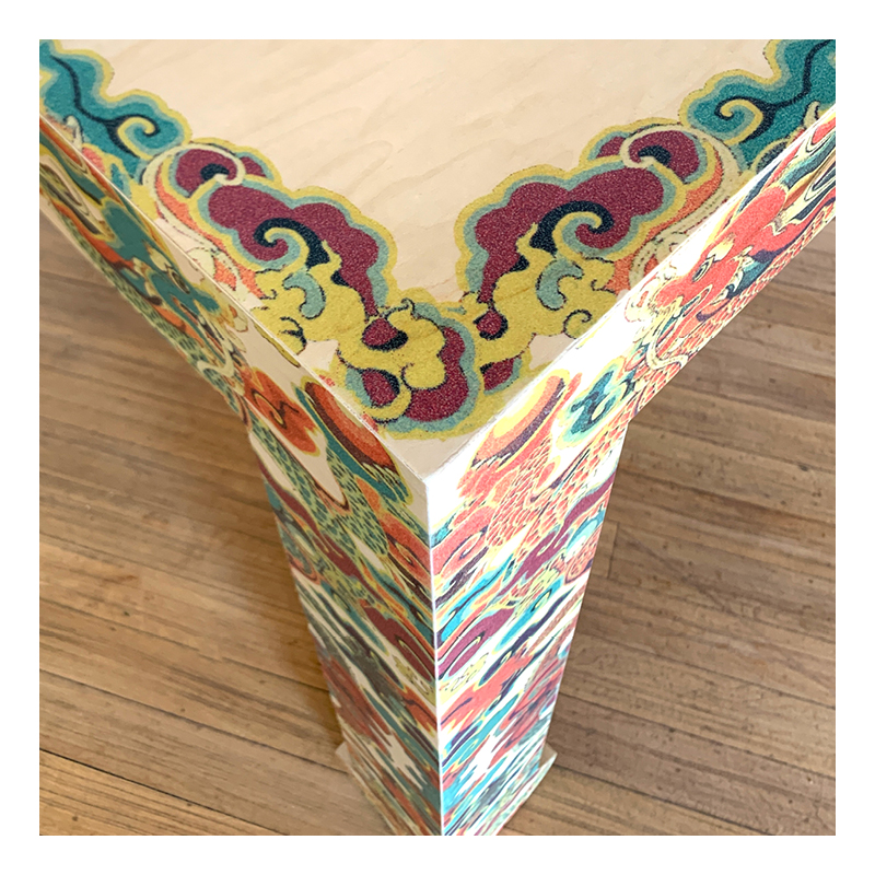 SL210T Game Table Tattooed Detail